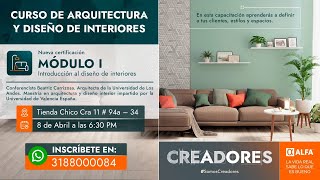 CURSO DE ARQUITECTURA Y DISEÑO DE INTERIORES MÓDULO I