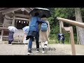 【出雲❶】亡夫と巡る ひとり旅　出雲大社／day1 禊の雨参拝