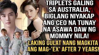 TRIPLETS GALING SA AUSTRALIA,BIGLANG NIYAKAP ANG CEO NA TUNAY NA ASAWA DAW NG MOMMY NILA!NAKAKAGULAT