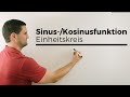 Sinus-/Kosinusfunktion verdeutlicht mit Einheitskreis, Kreisfunktionen | Mathe by Daniel Jung