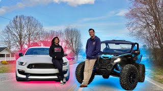 RACING HAILIE DEEGAN'S GT350 IN MY STREET LEGAL CAN-AM X3