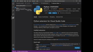 Writing "Hello World" in Python using the Visual Studio Code Environment