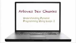 How to program pyramids using loops - 2
