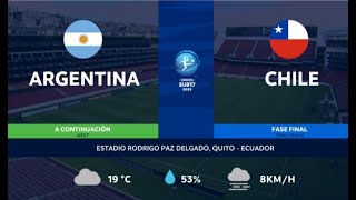 Argentina Vs Chile (2-0) - SUDAMERICANO SUB 17 2023 - Hexagonal