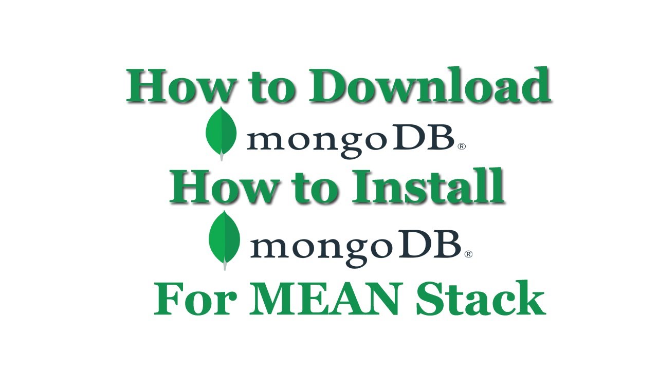 MongoDB,How To Download MongoDB, How To Install MongoDB, MongoDB For ...