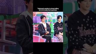 ARMY flirting with Taehyung using phrase his reaction ..#ytshorts #bts #btsmember #taehyung #shorts