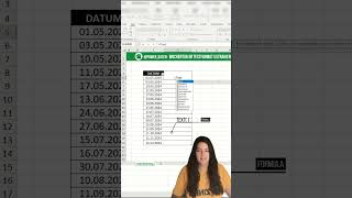 Excel Wochentag im Textformat ✅ #daten #datum #exceltips