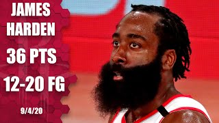 James Harden lights up Lakers with 36 points for Rockets in Game 1 | 2020 NBA Playoffs