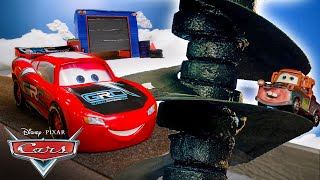 The Tale of Mater and the Tire-stalk with Giant Lightning McQueen | Pixar Cars