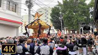 4K【令和五年 つきじ獅子祭 Tsukiji Shishi Matsuri】「波除神社 千貫宮神輿：御巡行」[2/3] 2023.6.11 @築地場外市場