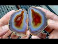 The greatest Malawi agate I’ve ever cut open!