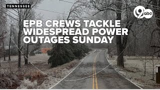 Icy weather causes power outages for over 5,600 people: EPB crews work to restore service