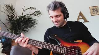 Bass Solo on major 7 chords - Laurent Salzard