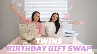 WHAT WE GOT FOR OUR BIRTHDAY ( TWINS GIFT SWAP) - AYSE AND ZELIHA