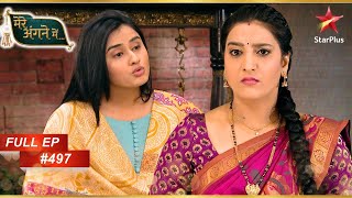 Nimmi manipulates Nirmala! | Full Episode :497 | Mere angne mein