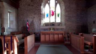 Interior St Bean's Church Fowlis Wester Perthshire Scotland