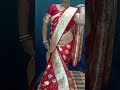 havey banarasi saree draping in different style