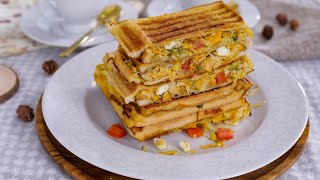 How to Make a Simple Toasted Bread Sandwich - EASY & DELICIOUS - ZEELICIOUS FOODS