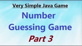 Java GUI - Number Guessing Game (Implement Validation)