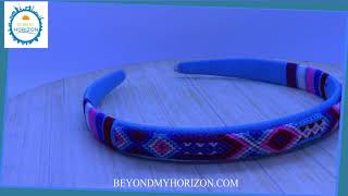 Thread Wrapped Thin Headband|Handmade by Mexican Artisans|Original Designs|Beyond My Horizon Shop