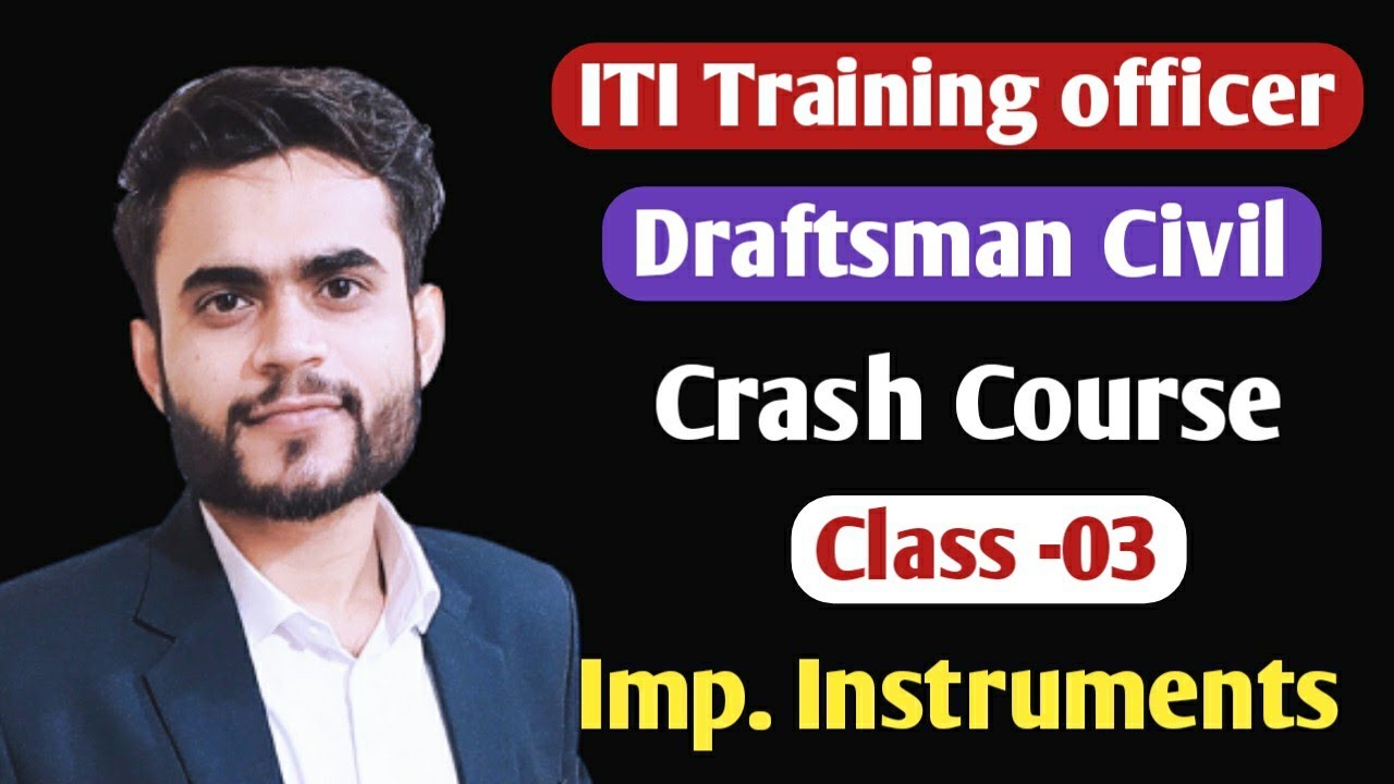 Mp ITI Training Officer Draftsman Civil Classes | Lec -03 | Important ...