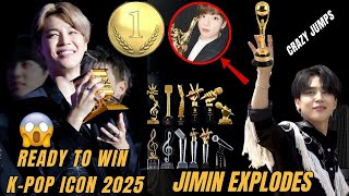 Spectacular Surge! BTS JIMIN AGAIN dominates Billboard and wins Icon Face of K-Pop 2025!