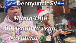 jente Denis si sabe hacer de todo🇺🇲🇬🇹🇸🇻🇭🇳Cena Navideña🎄🎁🎆