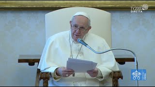 Papa Francesco, Udienza Generale del 27 gennaio 2021