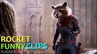 Rocket Funny Clips From Avengers End Game in HINDI