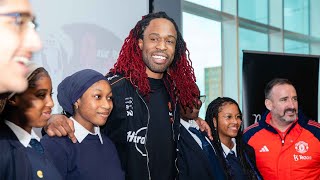 Celebrating Excellence at Old Trafford with Manchester United legend Wes Brown and rapper Avelino