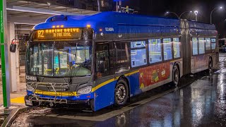 24004 (2024 New Flyer XDE60) on R2 Marine Drive to Park Royal