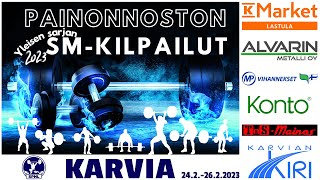 Ryhmä 1. Painonnoston SM Karvia 2023