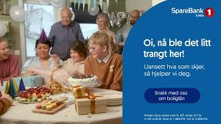 SpareBank 1 SMN | Oi...👧👵🧔 Nå ble det litt trangt her! | Snakk med oss om boliglån🏡