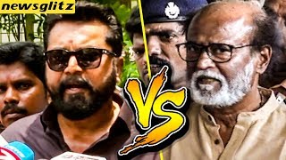 சமூக விரோதி யாருனு சொல்லுங்க ? Sarathkumar Question Rajinikanth's comment on Sterlite Protestors