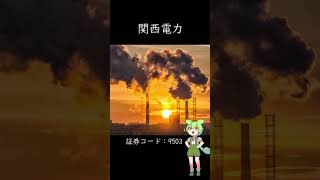 石破政権おすすめ銘柄 - 関西電力【ずんだもんに学ぶ株式投資】 #shorts