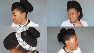 How To Twist Faux Updo Protective Style 4c Natura Hair
