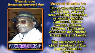 Simon Harold Charles thank you