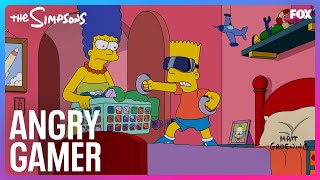 Bart’s Got a Potty Mouth Playing Video Games | The Simpsons