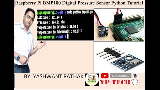 Interfacing BMP180 with Raspberry Pi Python Code