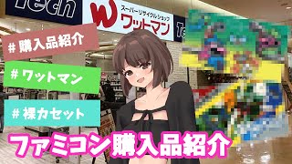 【レトロゲーム購入品紹介 】チャンネルご用達、ワットマン戸塚店さんでの購入品紹介 ファミコン