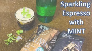 Sparkling Espresso with Mint || KopiMusafir