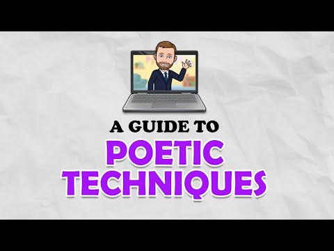 What are the techniques used in poetry?
