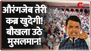 Aurangzeb Grave Clash: औरंगजेब तेरी कब्र खुदेगी! बौखला उठे मुसलमान! | T Raja | Muslims | Fadnavis