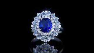 2.81cts sapphire absolutely gorgeous ring