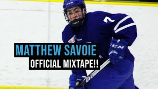 OFFICIAL Matthew Savoie MIXTAPE!!! Best PROSPECT Since Connor McDavid?