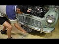 How to crank start a Morris Minor