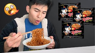 I Tried the Korean Fire Noodle Challenge (SPICY)