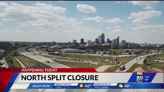 Drivers prepare for north split closure in Indianapolis