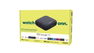 Review: onn. Google TV 4K Pro Streaming Device (New, 2024), 4K UHD resolution, D