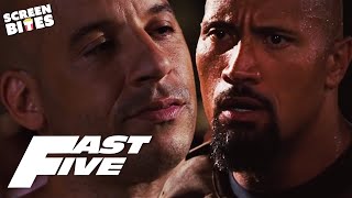The Rock and Vin Diesel's Furious Confrontation | Hobbs VS Toretto | Fast Five (2011) | Screen Bites